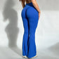 Butt Lifting Flare Scrunch Butt Leggings for Women Tummy Control Wide Leg Flared Yoga Pants