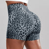Fitness Leopard Print Yoga Shorts