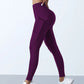 New High Waist Women's Leggings Stretch Yoga Pants Tights With Pockets Push Up Fitness Running Sportswear Solid Color Pants